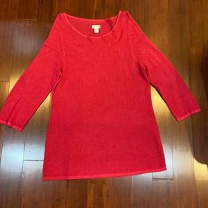 Chico’s hot pink tunic size 1.